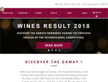 Tablet Screenshot of concoursgamay.com